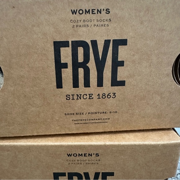 FRYE Women’s Cozy Boot Socks Shoe Size 5-10 - Picture 5 of 9